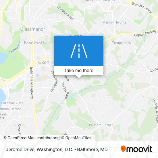 Jerome Drive map