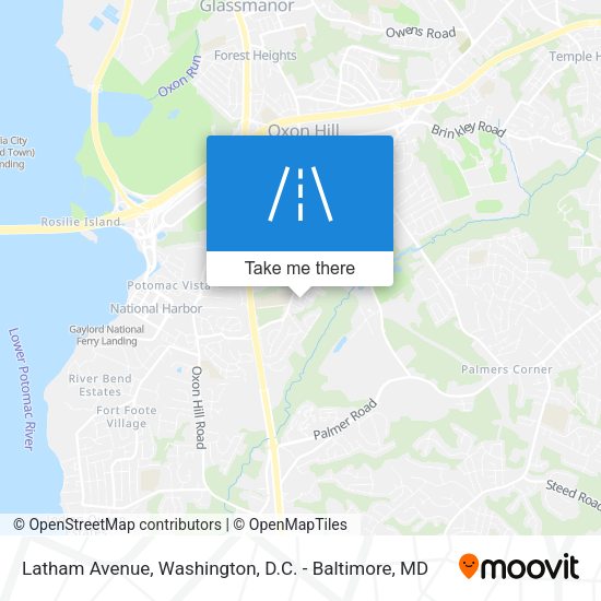 Latham Avenue map