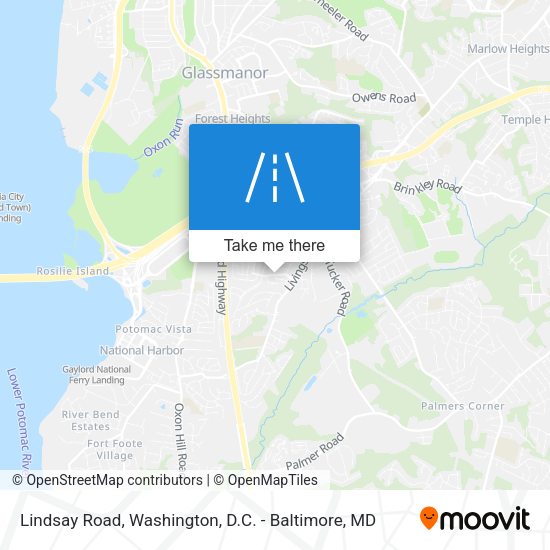 Lindsay Road map