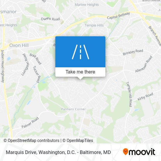 Mapa de Marquis Drive