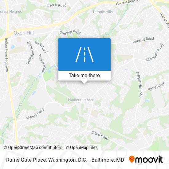 Rams Gate Place map