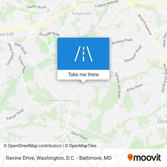 Ravine Drive map