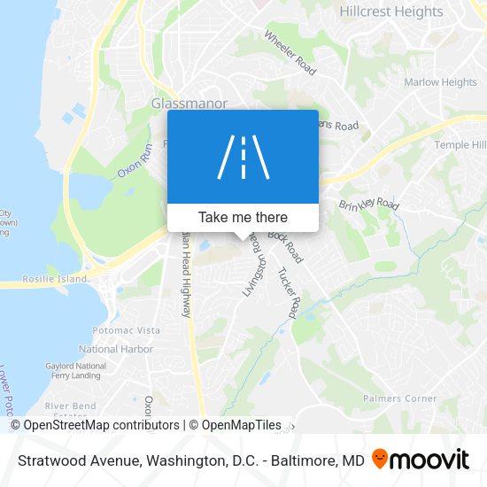 Stratwood Avenue map
