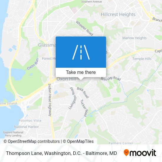 Mapa de Thompson Lane