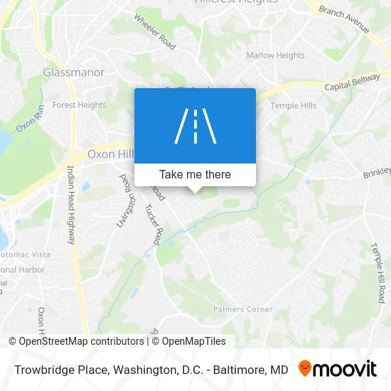 Trowbridge Place map