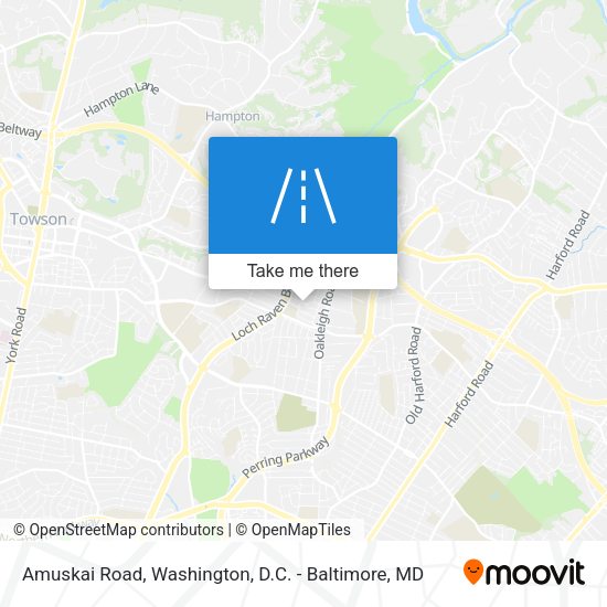Amuskai Road map