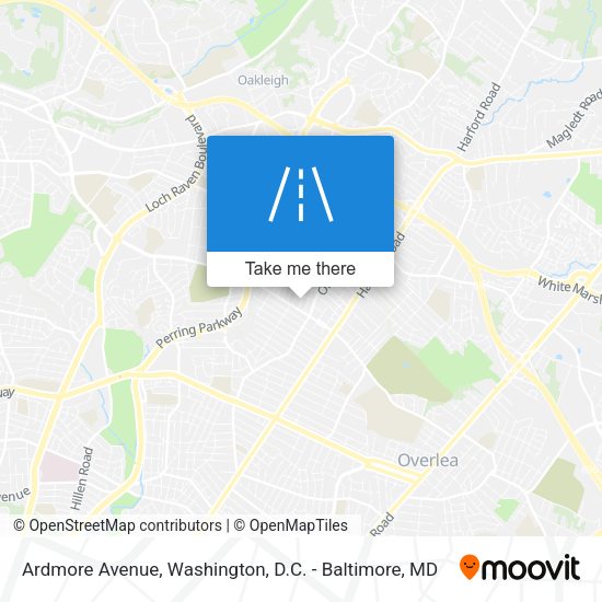 Ardmore Avenue map