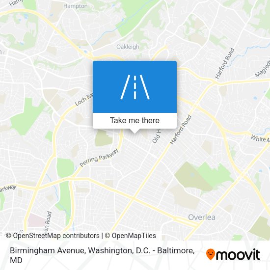 Mapa de Birmingham Avenue