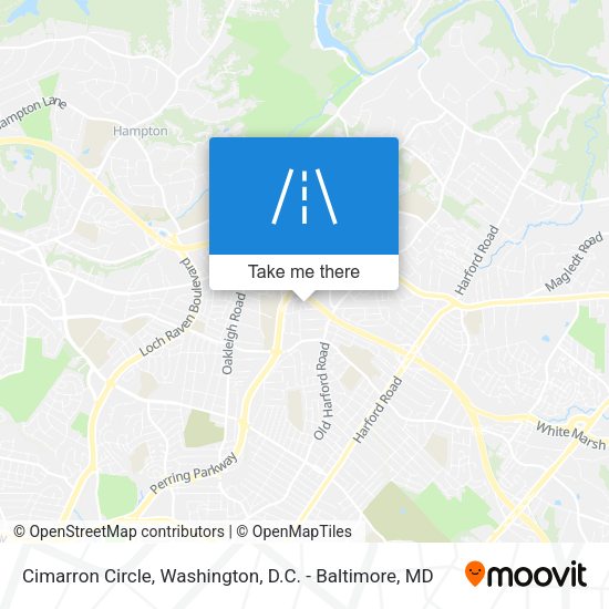 Cimarron Circle map