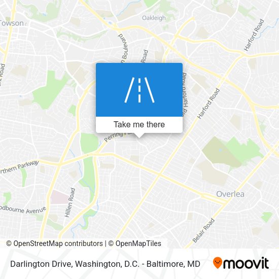 Darlington Drive map