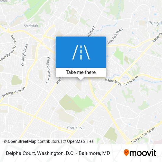 Delpha Court map
