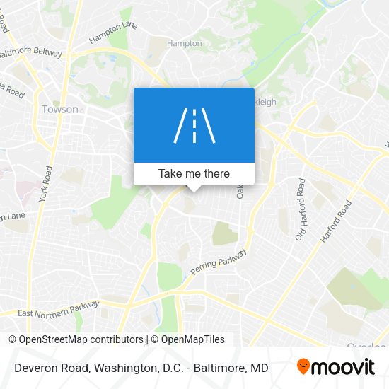 Deveron Road map