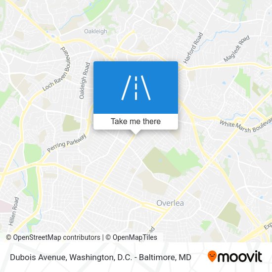 Mapa de Dubois Avenue