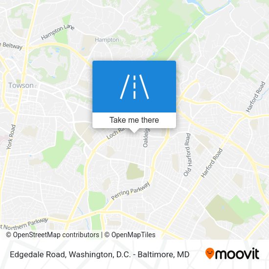 Mapa de Edgedale Road