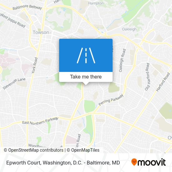 Mapa de Epworth Court
