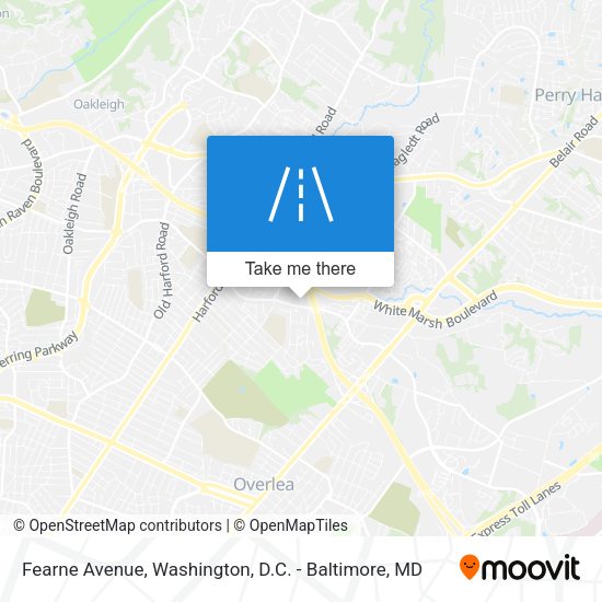 Mapa de Fearne Avenue