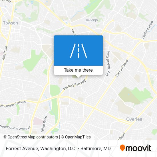 Mapa de Forrest Avenue