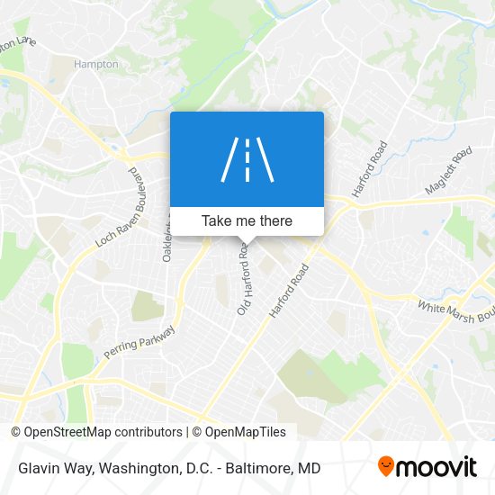 Mapa de Glavin Way