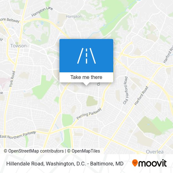 Hillendale Road map