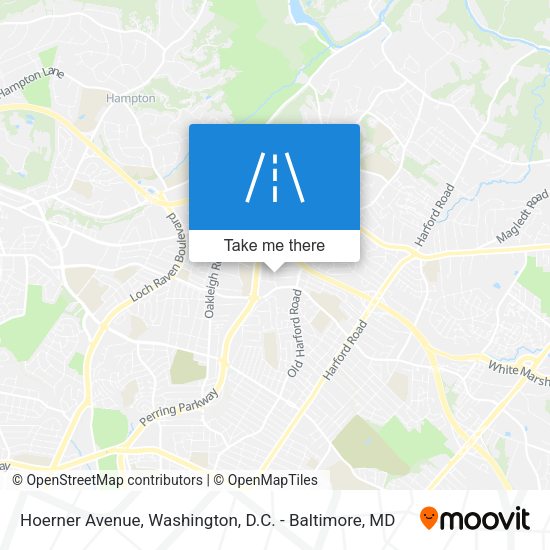 Hoerner Avenue map