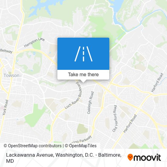 Lackawanna Avenue map