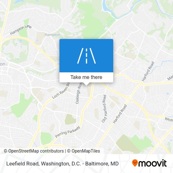 Mapa de Leefield Road