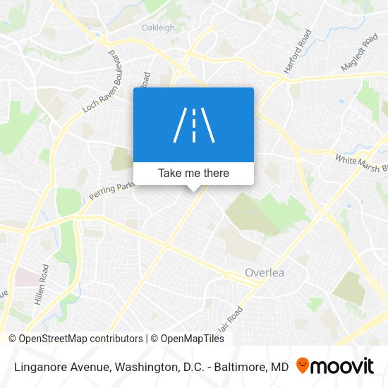 Linganore Avenue map