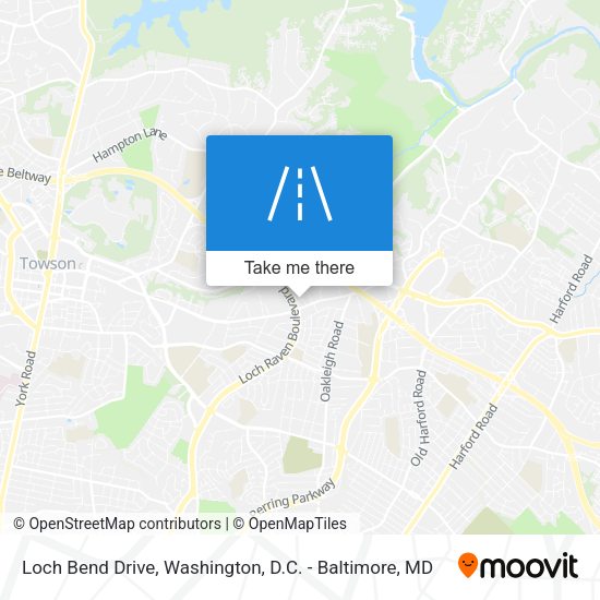 Mapa de Loch Bend Drive