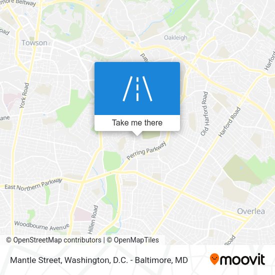 Mantle Street map