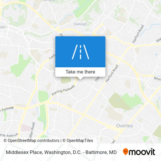 Middlesex Place map