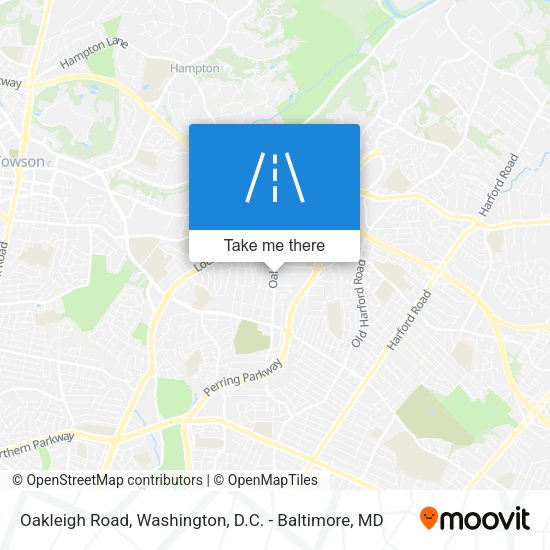 Oakleigh Road map