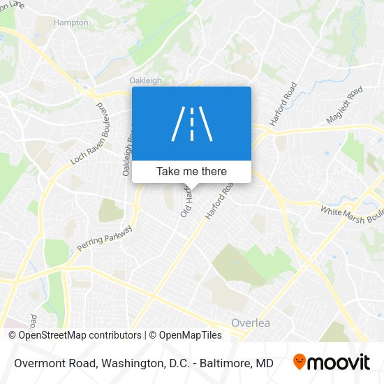 Mapa de Overmont Road