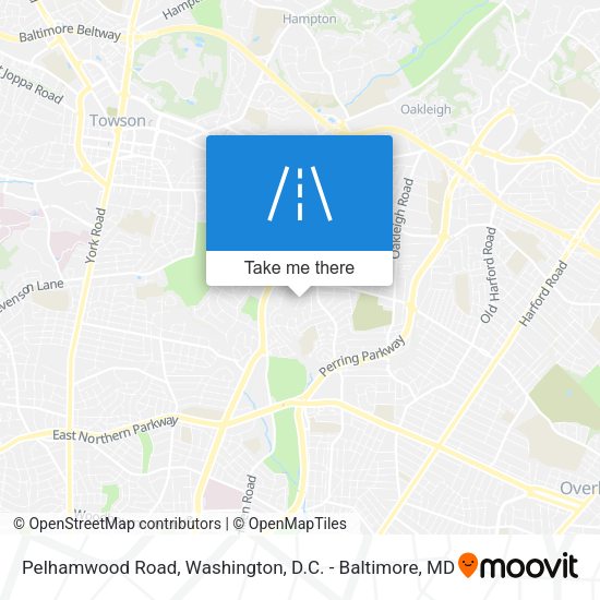 Pelhamwood Road map