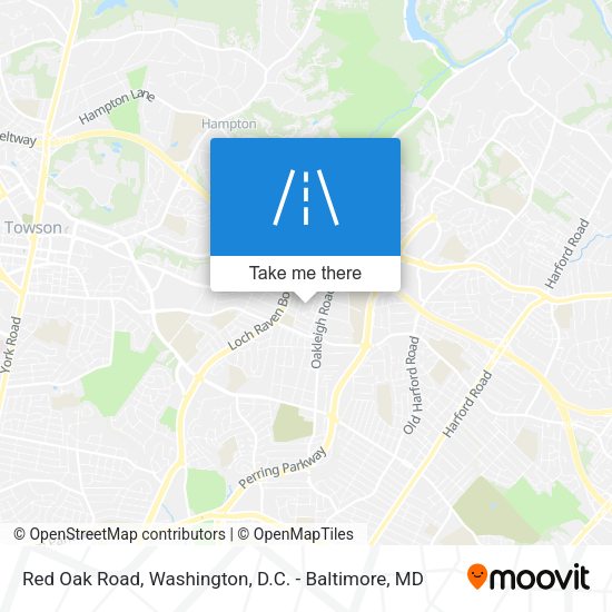 Red Oak Road map