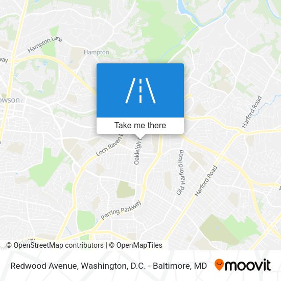 Redwood Avenue map