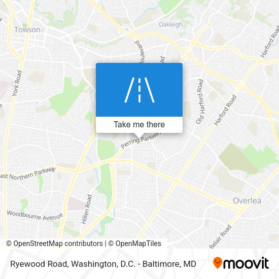 Ryewood Road map