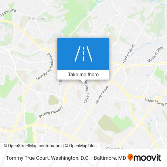 Tommy True Court map
