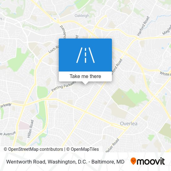 Wentworth Road map