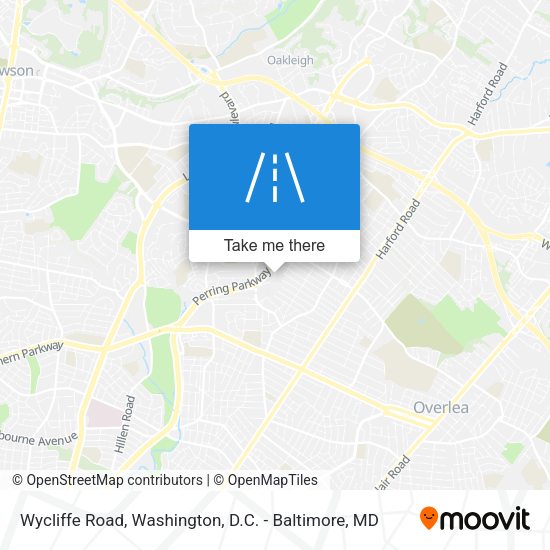 Wycliffe Road map