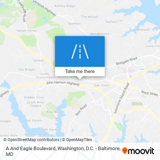 Mapa de A And Eagle Boulevard