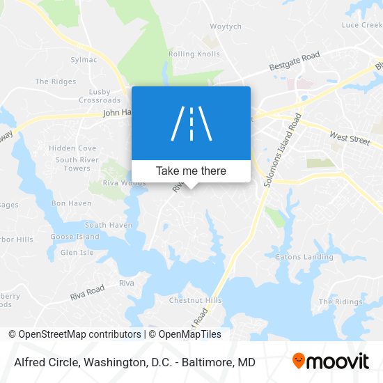Mapa de Alfred Circle
