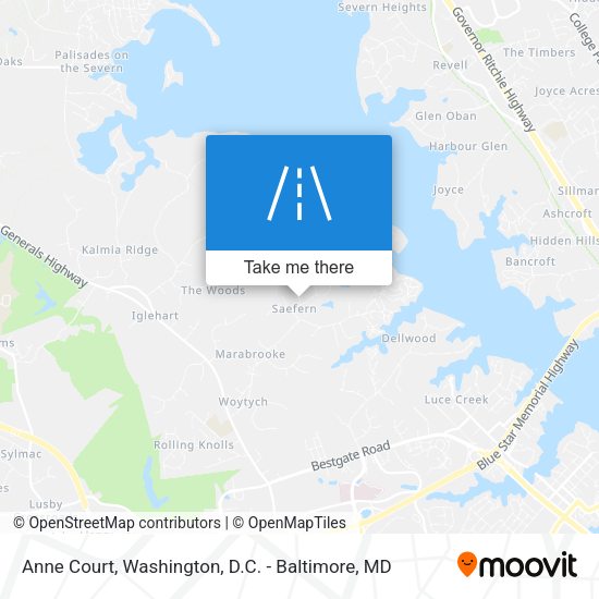Anne Court map