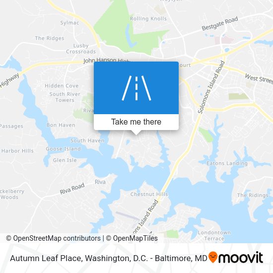 Autumn Leaf Place map