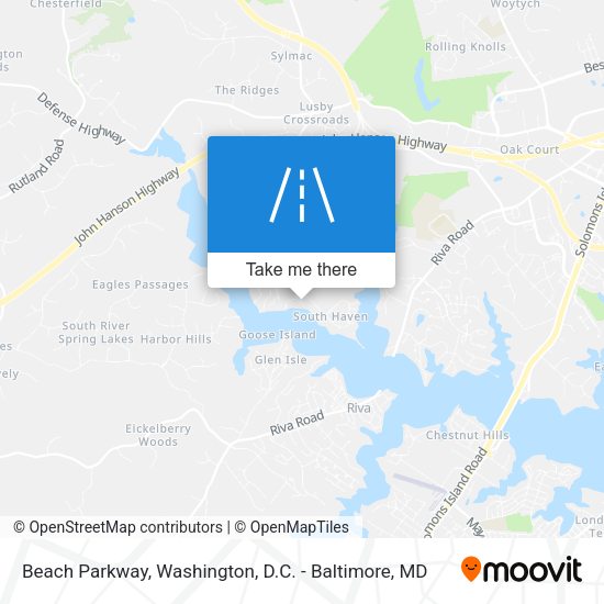 Beach Parkway map