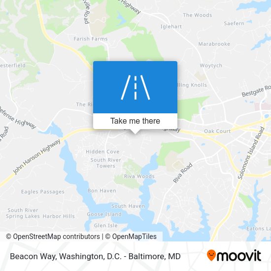Beacon Way map