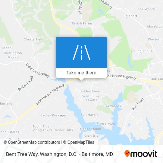 Bent Tree Way map