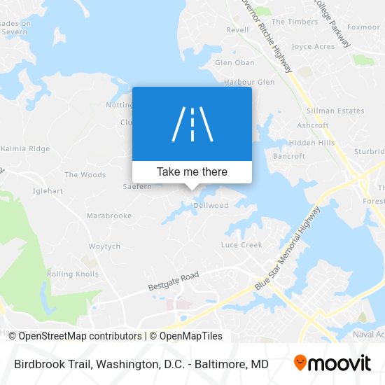Birdbrook Trail map