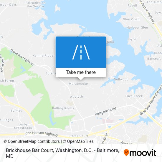 Mapa de Brickhouse Bar Court