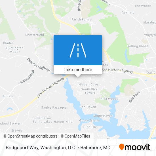 Bridgeport Way map
