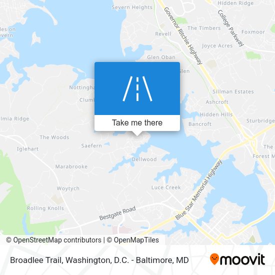 Broadlee Trail map